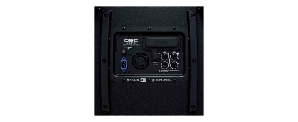 QSC KS118 Active 18" Subwoofer - High Output, 3600W Class D, DSP-Enabled, Portab