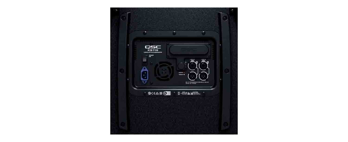 QSC KS118 Active 18" Subwoofer - High Output, 3600W Class D, DSP-Enabled, Portab