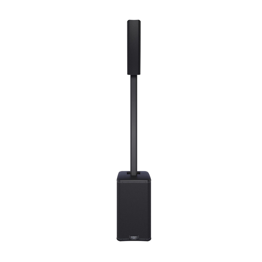 QSC KC12-BK Column Line Array PA System with 12-Inch Subwoofer, Black