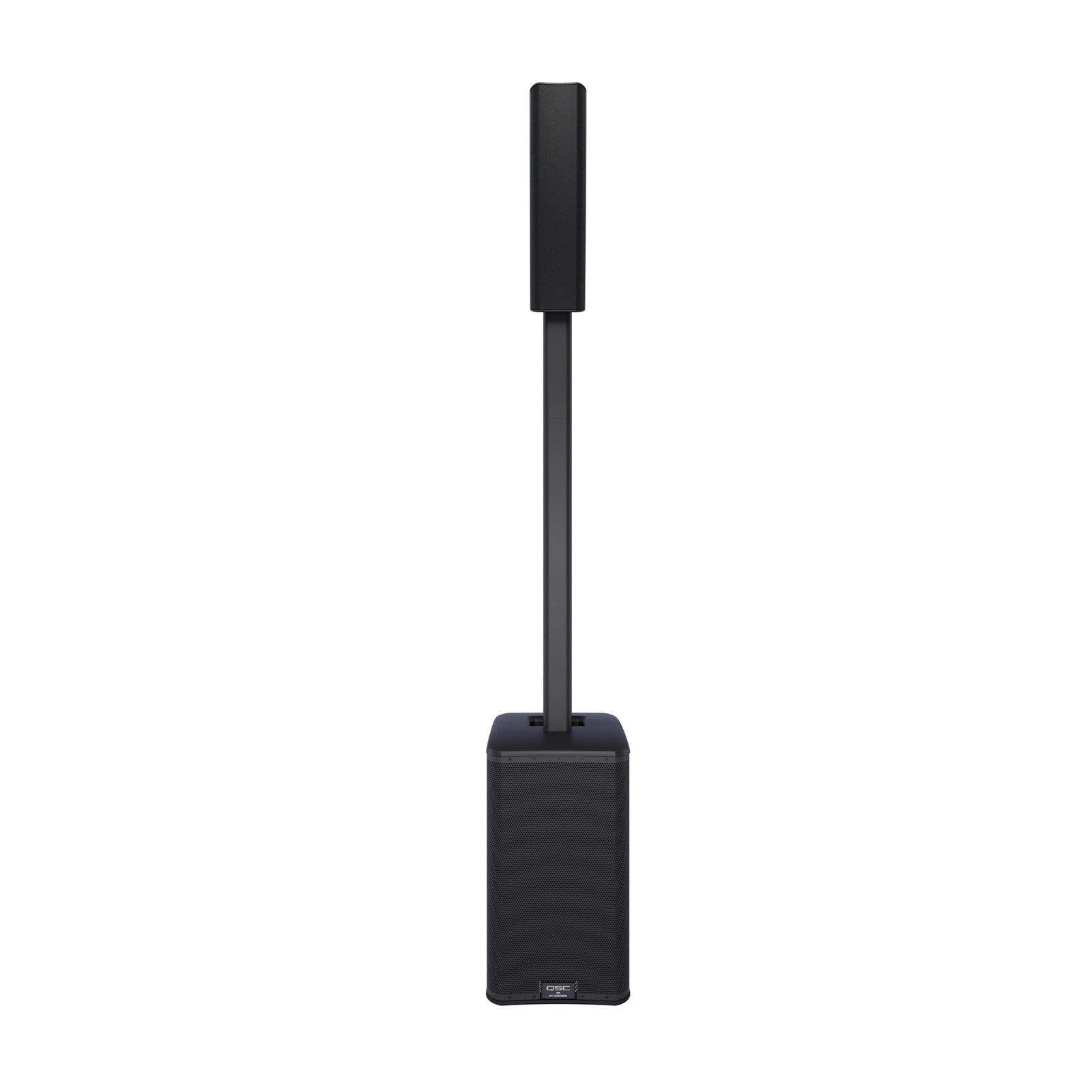 QSC KC12-BK Column Line Array PA System with 12-Inch Subwoofer, Black